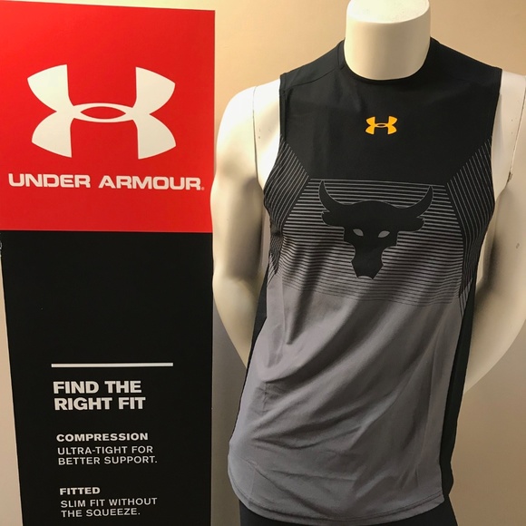 the rock bull logo under armour